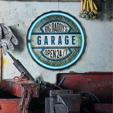 Big Daddy's Garage LED Wall Sign