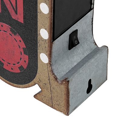 American Art Décor Vintage Casino LED Off The Wall Sign