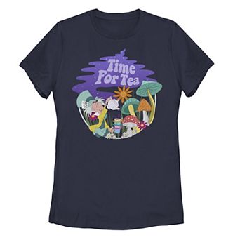 Disney's Alice in Wonderland Juniors' Mad Hatter "Time For Tea" Graphic Tee