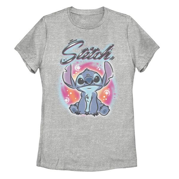 Disney's Lilo & Stitch Airbrushed Stitch Juniors' Tee