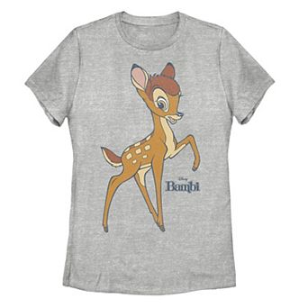 Disney's Bambi Simple Portrait Logo Juniors' Tee