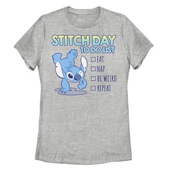 Disney's Lilo & Stitch 626 Stitch Day To Do List Juniors' Tee