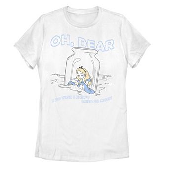 Disney's Alice In Wonderland I Do Wish I Hadn't Cried So Much Juniors' Tee