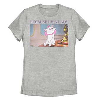 Disney's The Aristocats Marie Because I'm A Lady Portrait Juniors' Tee