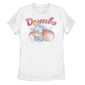 Disney's Dumbo Watercolor Portrait Juniors' Tee