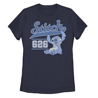 Disney's Lilo & Stitch Juniors' 626 Stitch Day Collegiate Tee