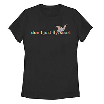 Disney's Dumbo Juniors' Don't Just Fly Soar Typographic Tee