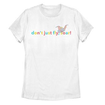 Disney's Dumbo Juniors' Don't Just Fly Soar Typographic Tee