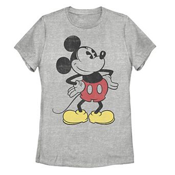 Disney's Mickey Mouse Hands On The Hip Pose Juniors' Graphic Tee