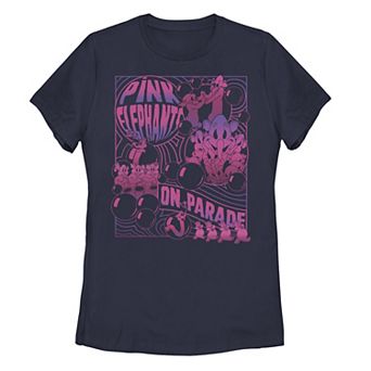 Juniors' Disney's Dumbo "Pink Elephants On Parade" Tee