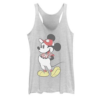 Juniors' Disney Mickey Mouse Baseball Outfit Tank