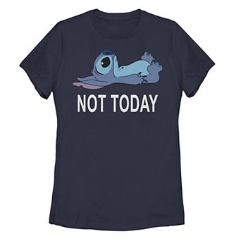 Juniors' Disney's Lilo & Stitch "Not Today" Tee