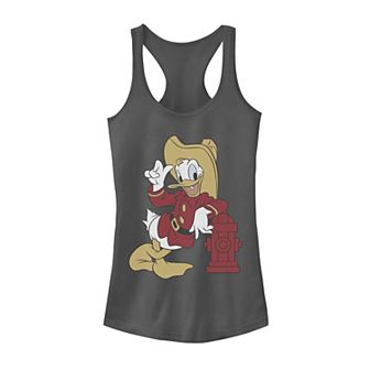 Disney's Donald Duck Juniors' Firefighter Outfit Tank Top