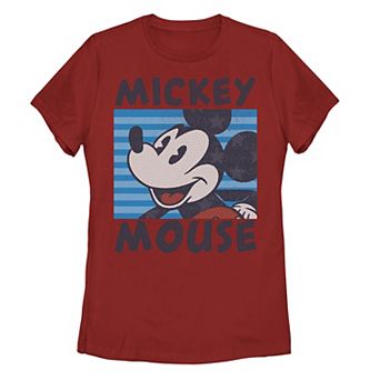 Disney's Mickey Mouse Comic Portrait Juniors' Tee