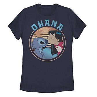 Disney's Lilo & Stitch Ohana Portrait Juniors' Graphic Tee
