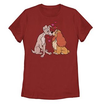 Disney's Lady And The Tramp Puppy Love Juniors' Tee