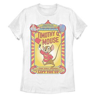 Juniors' Disney's Dumbo Timothy Q. Mouse Poster Tee
