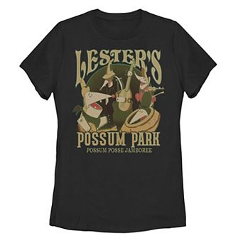 Juniors' Disney's A Goofy Movie Lester's Possum Park Tee