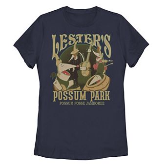 Juniors' Disney's A Goofy Movie Lester's Possum Park Tee