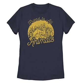 Juniors' Disney's Bambi "Friend To All Animals" Tee