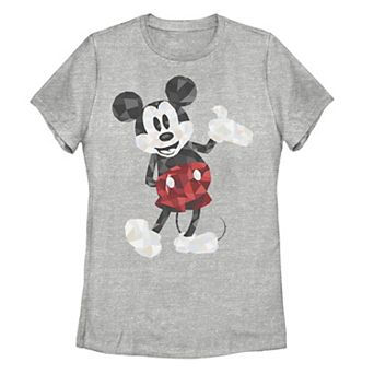 Disney's Mickey Mouse Poly Mickey Portrait Juniors' Tee