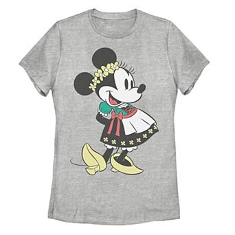 Disney's Minnie Mouse Happy Dirndl Portrait Juniors' Tee