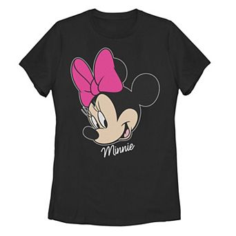 Disney's Minnie Mouse Juniors' Face Portrait Smile Tee
