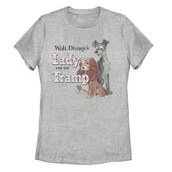 Disney's Lady And The Tramp Classic Logo Juniors' Tee