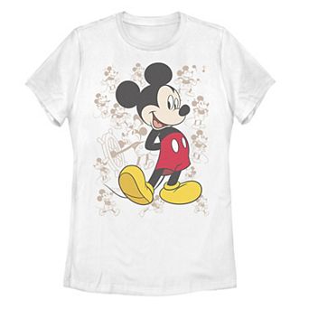 Disney's Mickey Mouse Juniors' Many Mickeys Background Tee