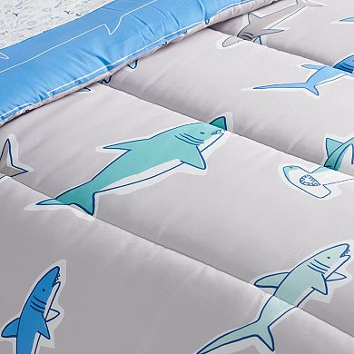 The Big One® 2-piece Carson Shark Comforter Set and Shams
