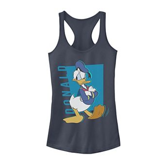 Disney's Donald Duck Juniors' Pop Art Portrait Moody Tank Top