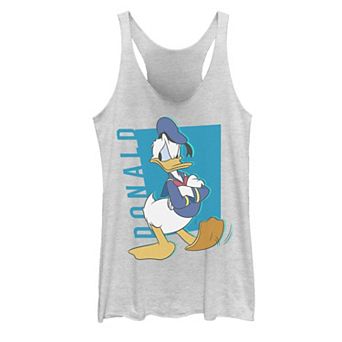Disney's Donald Duck Juniors' Pop Art Portrait Moody Tank Top