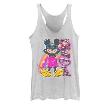 Disney's Mickey & Friends Juniors' Mickey Relaxing Airbrush Tank Top