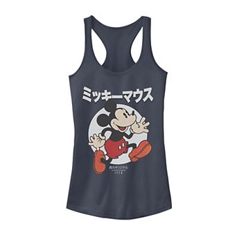 Disney's Mickey Mouse Juniors' Kanji Vintage Logo 1928 Tank Top
