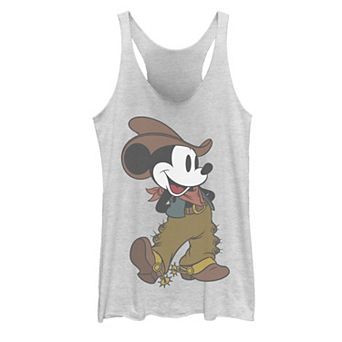 Juniors' Disney Mickey Mouse Cowboy Outfit Tank