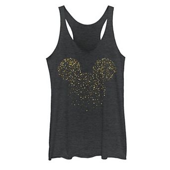 Disney's New Year's Mickey Mouse Juniors' Confetti Tank Top