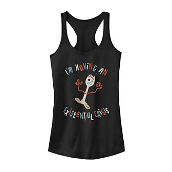 Disney / Pixar's Toy Story 4 Forky Juniors' Existential Crisis Graphic Tank Top
