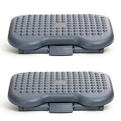 Mind Reader Anchor Collection, Adjustable Ergonomic Foot Rest, Set