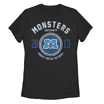 Disney / Pixar's Monsters University Juniors' Badge Logo Graphic Tee