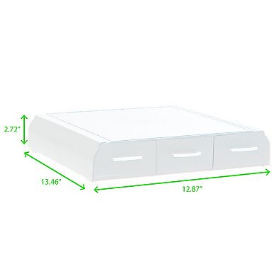 Mind Reader 2-pack Monitor Stand & Desk Organizers