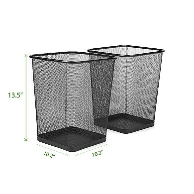 Mind Reader 2-piece Garbage Wastebasket Set