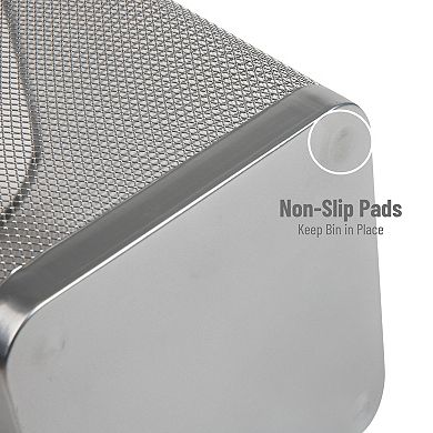 Mind Reader 2-piece Garbage Wastebasket Set