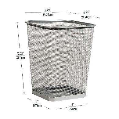 Mind Reader 2-piece Garbage Wastebasket Set