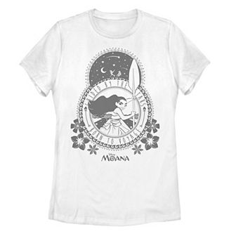 Disney's Moana Juniors' Guided By The Stars Logo Graphic Tee