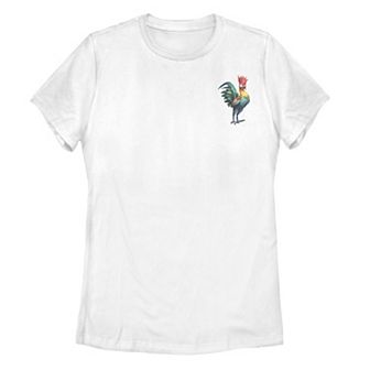Disney's Moana Hei Hei Juniors' Left Chest Portrait Graphic Tee