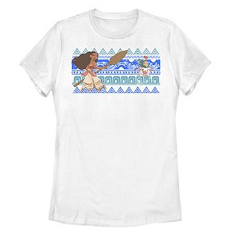 Disney's Moana Hei Hei Pua Juniors' Geometric Lines Graphic Tee