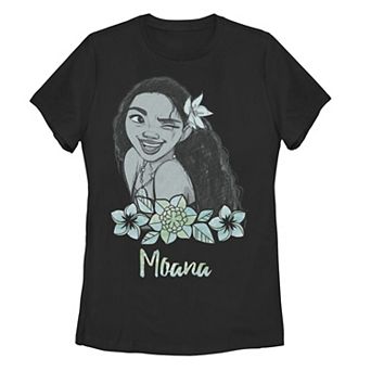 Disney's Moana Juniors' Wayfinder Floral Graphic Tee