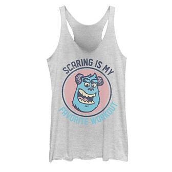 Disney / Pixar's Monsters University Juniors'Scare Workout Big Face Graphic Tank Top