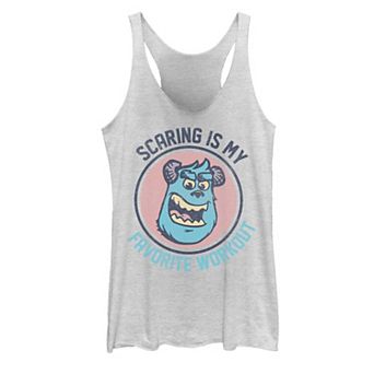 Disney / Pixar's Monsters University Juniors'Scare Workout Big Face Graphic Tank Top
