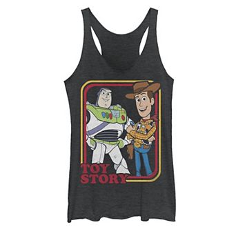 Disney / Pixar's Toy Story Buzz Lightyear & Woody Juniors' Buds Graphic Tank Top